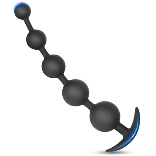 BDSMAGE Silikon Analkugeln Buttplug mit 5 Kugeln,...
