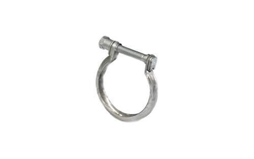 ASC Exhaust Clamp, Bell Type, 60mm, Silver, Compatible with Berlingo, Partner, 307, 308, Replaces 1713.67, 1713.87