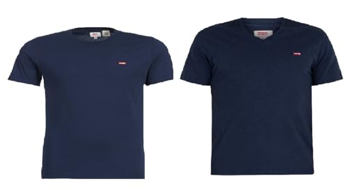 T-Shirt Levi's Dress Blues en coton anti-déformation pour un confort durable L