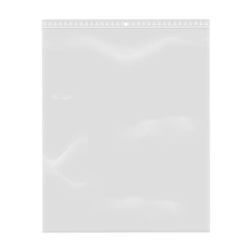Lot de 100 Sachets à Fermeture Zip Refermable Transparent - pour Produit Alimentaire, Bijoux, Accessoires.- Format 22 x 28 cm Cover
