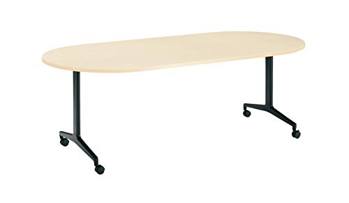 �y���[�J�[�z���E�ݒu�E�g���z �R�N�� �~�[�e�B���O�e�[�u�� JUTO MT-JTTB211E6MT1-C ���~�`�V�� T���r ��210×���s100cm �V�i�`�������I�[�N/�r�u���b�N �L���X�^�[�t