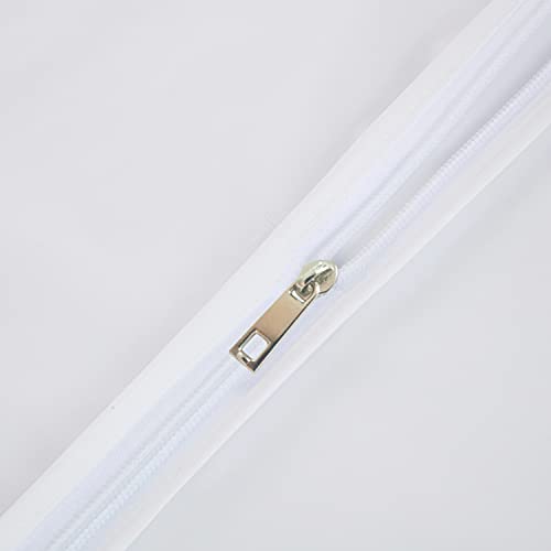 Image of Plastic Garment Bags Clothing Storage Bags Hanging for Closet Storage Cloth Bags with Zipper for Suit,Dress, Coat Travel Closet Clear Garment Bags Dust Garment Cover-24 inchX31 inch /6 Pack