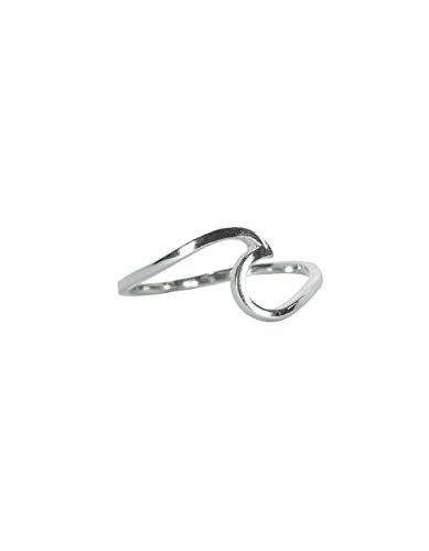Pura Vida Wave Ring, Silver, 6