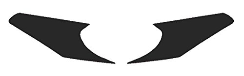 Precut Vinyl Tint Eyelid Overlay for 2008-2012 Honda Accord Coupe Headlights (20% Dark Smoke)