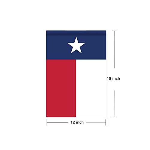 Mflagperft Texas State Garden Flags 12 * 18 Inches Double Sided Vivid Color And Fade Proof Small Indiana Yard Flags For Indoor And Outdoor Decorations (Texas) #TOP2