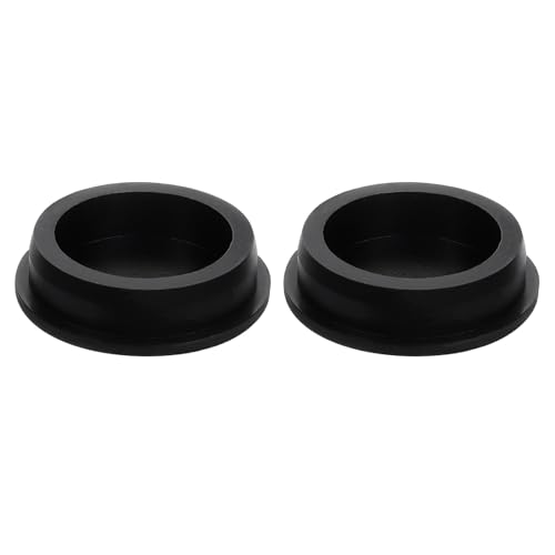 Image of uxcell 2 Pcs Black Plug Holes, Waterproof Rubber Button Plug for 51mm / 2.01 inch Hole