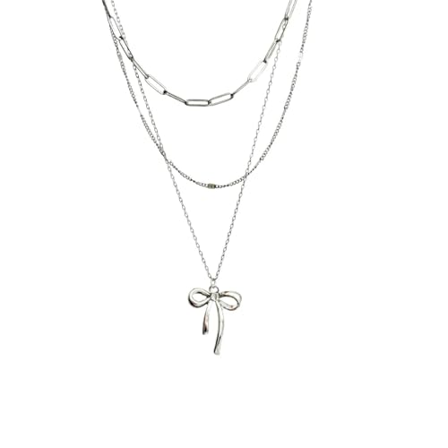 Collier pendentif chic en nœud papillon le cadeau idéal pour une fille au style doux