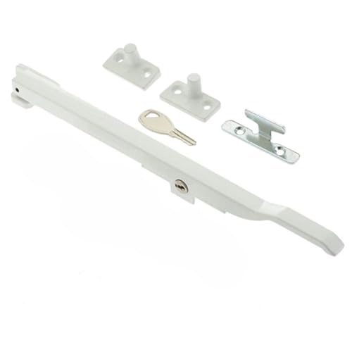 White Locking Window Casement Stay