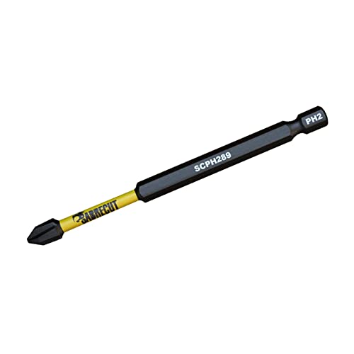 Puntas de impacto PH2 SabreCut de 89 mm de acero templado de alta resistencia Heavy Duty 6
