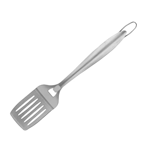 Yosoo 45cm Stainless Steel BBQ Spatula, Outdoors Nonstick Cooking Spatula, Long Handle to Prevent Burns, for Cooking, Baking or Making Salads