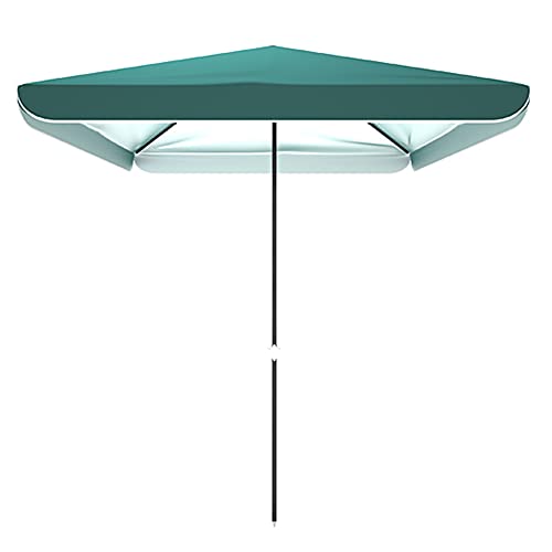 Parasol de jardín rectangular toldo impermeable y protección UV para terraza