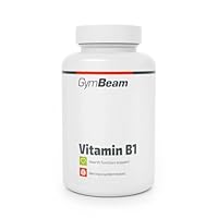 GymBeam Vitamin B1 (Tabletten) - 100 mg Thiaminmononitrat pro Tagesdosis, essentielles wasserlösliches Vitamin, unterstützt Nervensystem, Psyche & Herzfunktionen, vegan, 90 tabs