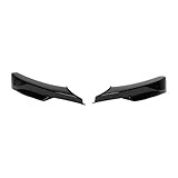 Tbest Lame de Pare Chocs Avant en ABS Noir Brillant, Kit Carrosserie de Remplacement pour Série 3 E90 E91 LCI M Sport (2009 2012) : stabilité Améliorée, Protection élégante