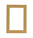 CountryArtHouse Rattan Acid Free 16x20 Picture Frame Mats with White Core Bevel Cut for 12x16 Pictures - Fits 16x20 Frame - One Mat