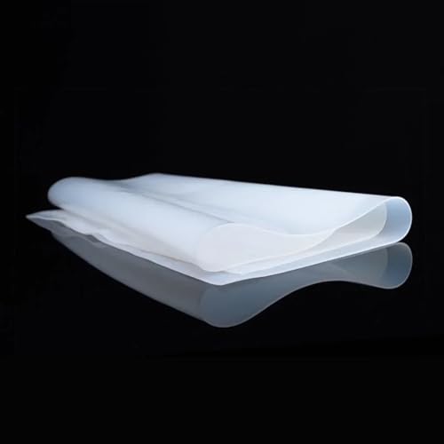 Red/Black/White Silicone Sheet Mat, 500x500mm Silicone Rubber Sheet, 0.5~5mm Silicone Gasket Matt Pad for Garage Home 1pc(White,4mm)
