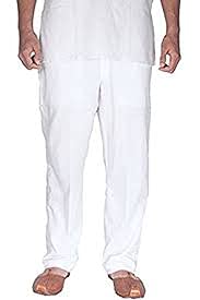 Men's & Boy's Cotton Solid Pajama Pack of 1 (tubi-Boy_Pajama_40_White_40)-image-43