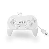 XYAB Wired Classic Pro Style Controller – White – Compatible with Wii/Wii U Console