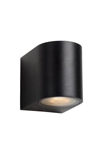 Lucide Wall Spotlight, Aluminum GU10, 5 W, Black