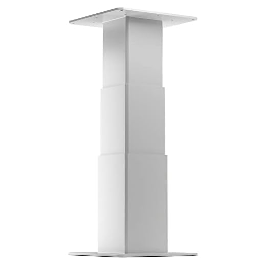 PROGRESSIVE AUTOMATIONS Adjustable Electric Table Lifting Column with one-Leg Lifting System Force up to 225 lbs and Stroke 12 to 28.5 Comes with Power-Supply Option to Control up/Down Motion FLT-11