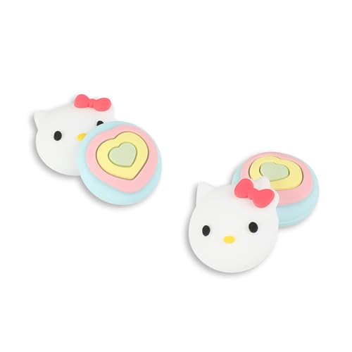 PERFECTSIGHT Cute Switch Thumb Grip Caps Compatible with Nintendo Switch OLED/Lite Console, Kawaii Soft Silicone Analog Stick Button Cover for Ns Joycon Controller,4PCS Anime Joystick Caps (Kitty) by PERFECTSIGHT - Used condition - Image 8