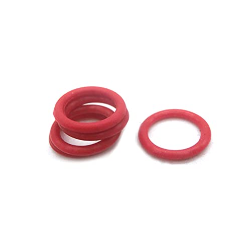 O Ring Seal grueso de 3,5mm Rojo junta de estanqueidad OD 24/27/30/32/34/35mm O en forma de anillos, 25X18X3.5mm, 30pcs