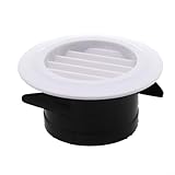 luftmenge berechnen motor Runde Lüftungsschlitze: Innengitter aus ABS mit Lamellen-Design für effiziente Wand- oder Deckenbelüftung in Badezimmern, Büros und anderen Räumen, die eine Frischluftsystemintegration erfordern. Erhältlich in verschiedenen Größen, einschließlich 75 mm, 100 mm, 125 mm, 150 mm und 200 mm für allgemeine Installationsflexibilität