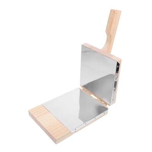 Mikikit Prensa para Empanadillas de Madera y Acero Inoxidable Molde para Masa y Envoltorios Herramienta Práctica para Cocina Regalo para Cocina