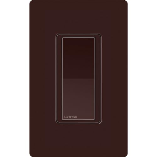 Lutron Caseta Smart Claro Accessory Switch for 3 way – For use only with Diva Smart Dimmer or Claro Smart Switch, DVRF-AS-BR, Brown by Lutron - Image 8