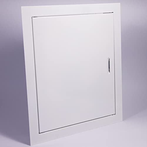 DOSPEL MAGNAT Revisionsklappe Wartungsklappe für Lüftung, Edelstahl, weiß 200x200