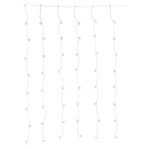 Rideau lumineux LED ProTuning STRÅLA contre l'obscurité du jardin avec étoile extérieure