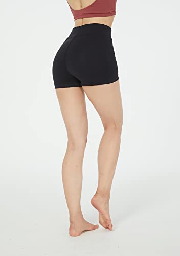 Swdarz Girls Black Gymnastics Shorts For Tumbling Spandex Dance Short For Girls 4-6 Years #TOP6