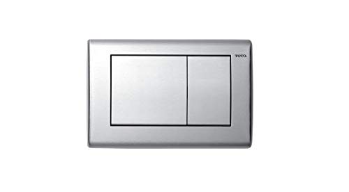Toto YT820#SS Convex Push Plate with Dual Button, Stainless Steel