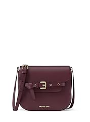 Silver-tone Hardware/Tonal Mk Signature Coated Twill/Oxblood