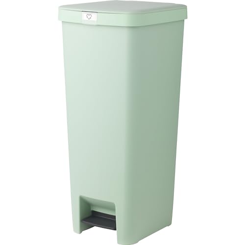 Brabantia 800108 Cubo de basura con pedal StepUp, 40L, Jade Green