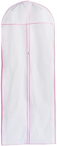 I3C 1PCS Wedding Dress Bag 5.9ft, Dress Bags Covers Long, Dress Covers Garment Bags Full Length, Clothes Covers Protector Bags for Long Dress Dance Costumes Suits Coat