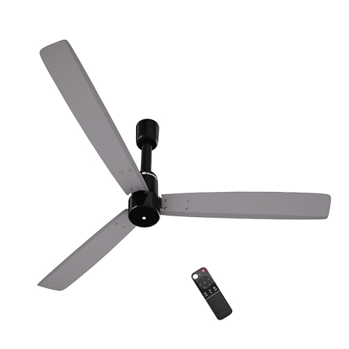 Image of atomberg Razon 1200mm BLDC Ceiling Fan with Remote | World's Smallest Motor Powered by BMC | Advance Air+ Technology | BEE 5 star Rated | Low Noise | Sleek Design | 3 Year Warranty (URBAN CHROME)