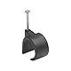 DEBFLEX Kabelclip - Kabelbefestigung - Kabelclip Ø 16-19 mm - 25 Stück - Schwarz