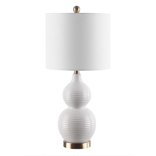 SAFAVIEH Lighting Collection Emery Modern Contemporary Ivory Mosaic Double Gourd