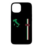 Custodia per iPhone 13 Italia Mappa, Bandiera Italiana Colori Country Outline Travel Tee