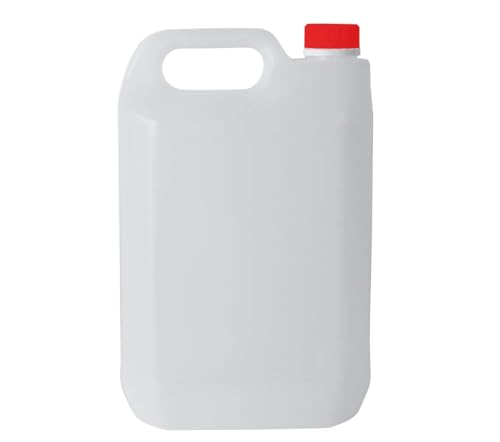 Royal Apex 5L Jerry Can | HDPE Plastic Integrated Carry Handle & Easy Pour Spout Leak Proof Lid Use for Multipurpose. (30 CM)