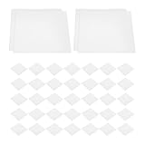 Cabilock Quadratisches Fiberglas Bastelpapier 70 Stück 7 X 7cm Brennofenisolierung Hochtemperatur Faserplatten für Glasfusionsofen und Handwerksbrennofen