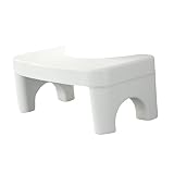 Holibanna 1個 便器 シャワースツール 子供用踏み台 バスルームのスツール トイレフットレスト トイレトレーニングスツール バスルームうんちスツール バスルーム用トイレチェア 浴室のうんちス