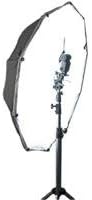 Photek HSD-60 Umbrella Diffuser for Hot Shoe Flashes with Shoe Mount Adapter