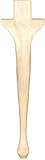 BingLTD - 29 1/8' Unfinished Hardwood Queen Anne Table Leg - Set of 4 (TL-620-RW-UNF)