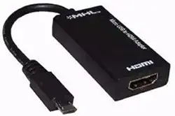 Cabo Adaptador V8 Micro Usb Para Hdmi Mhl Espelhamento Tv