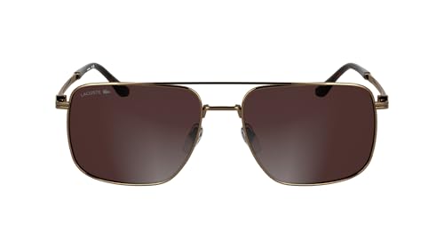 Lacoste L272S/N lunettes de soleil homme ambre doré verres teintés