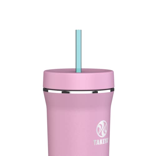 Image of Takeya 32 oz Stainless Steel Insulated Tumbler with Straw Lid, Premium Quality, Sweatproof