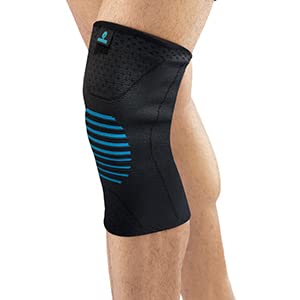 omtex Elite Knee Support Compression for Sports Protection, Running, Pain Relief, Sports, Gym, Injuries Recovery, Running for Men & Women- Medium