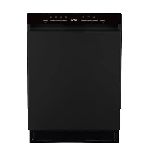 Kenmore 24" Premium Hybrid Tub Dishwasher - UltraWash, MoreSpace Adjustable Rack, High Temp & SmartWash - 12 Place Settings - 54 DBA - ENERGY STAR Certified - Black