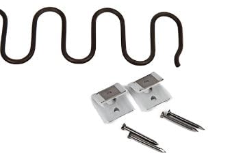 Black Barn Upholstery Supplies Lot de 5 ressorts de chaise Zig Zag + clips + clous 53,3 cm